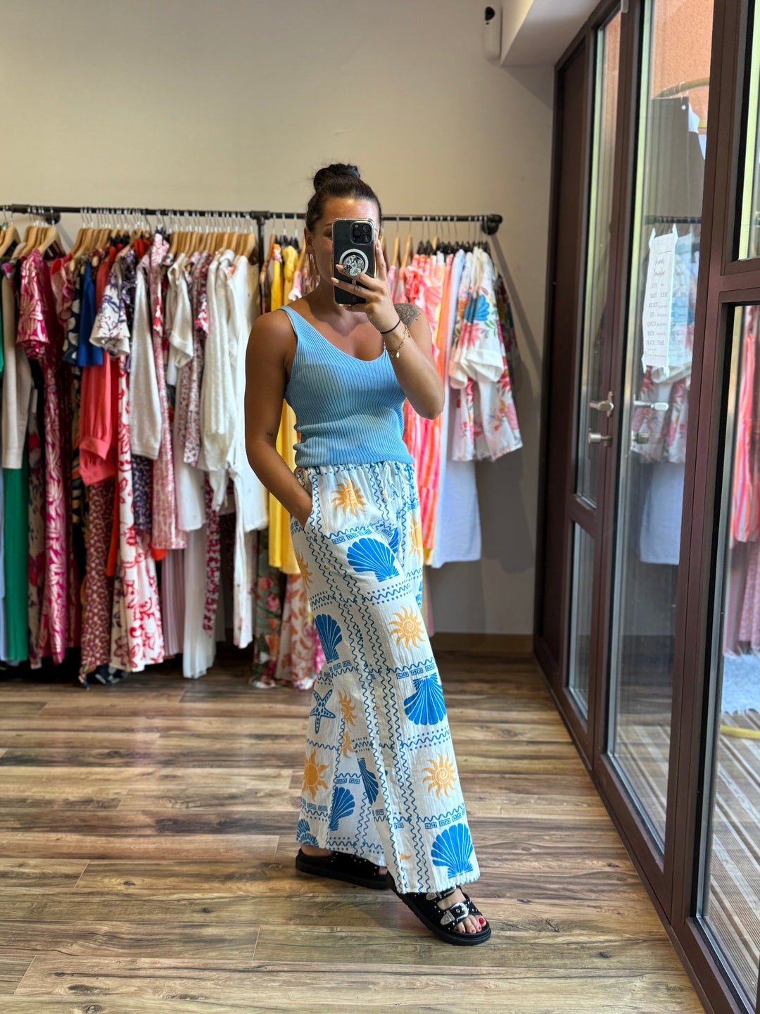 Pantalon Calypso bleu
