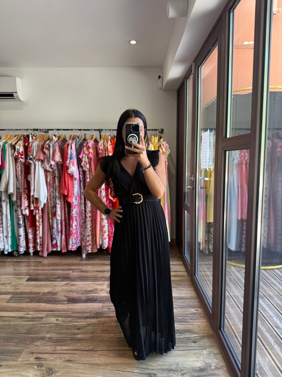 Robe longue Berenice noir