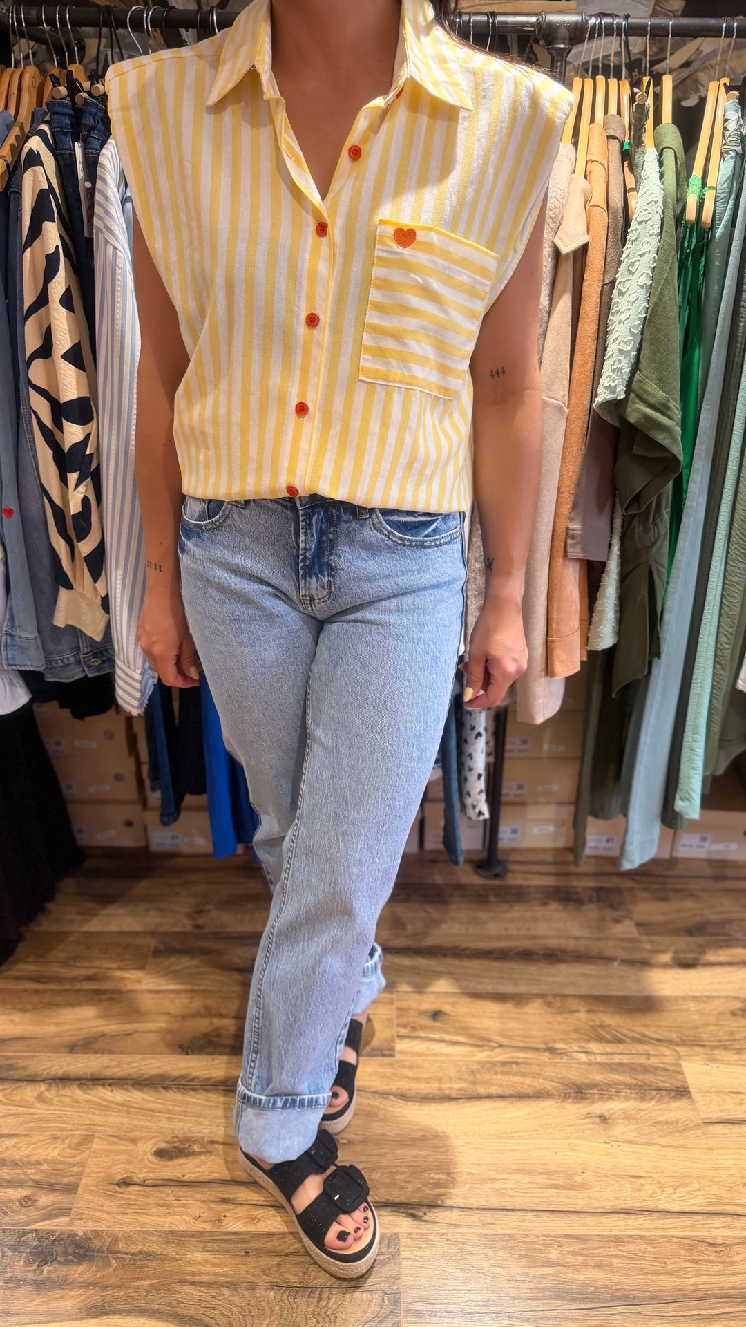 Chemise Calsy jaune