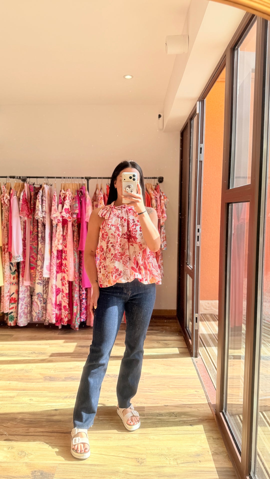 Top Zalia rouge