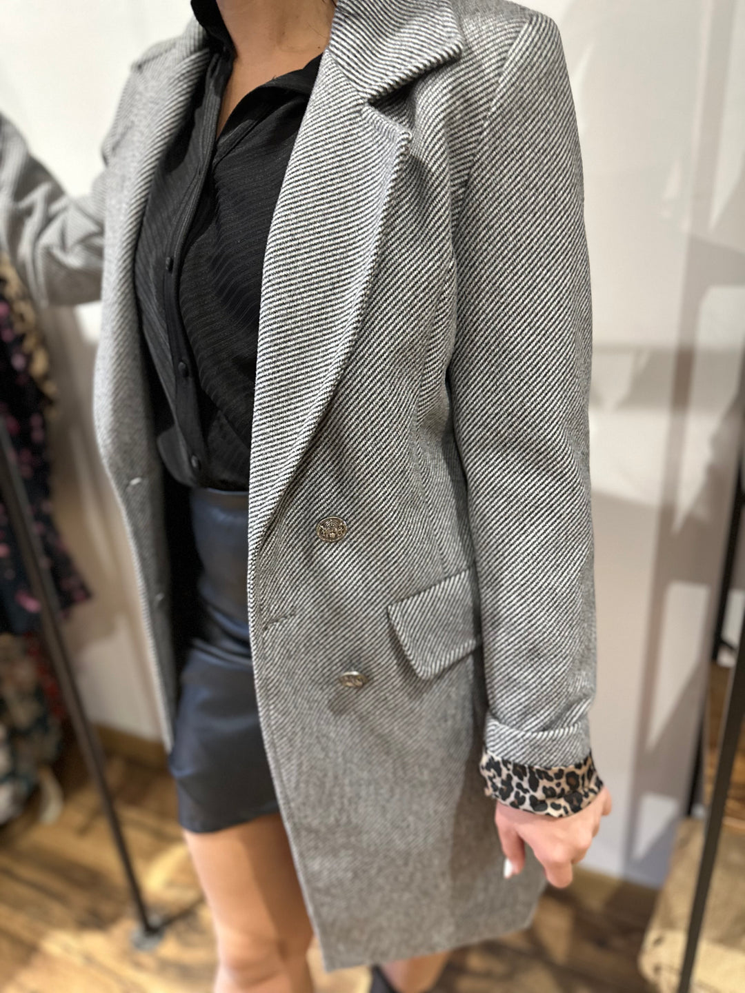 Manteau Liska gris