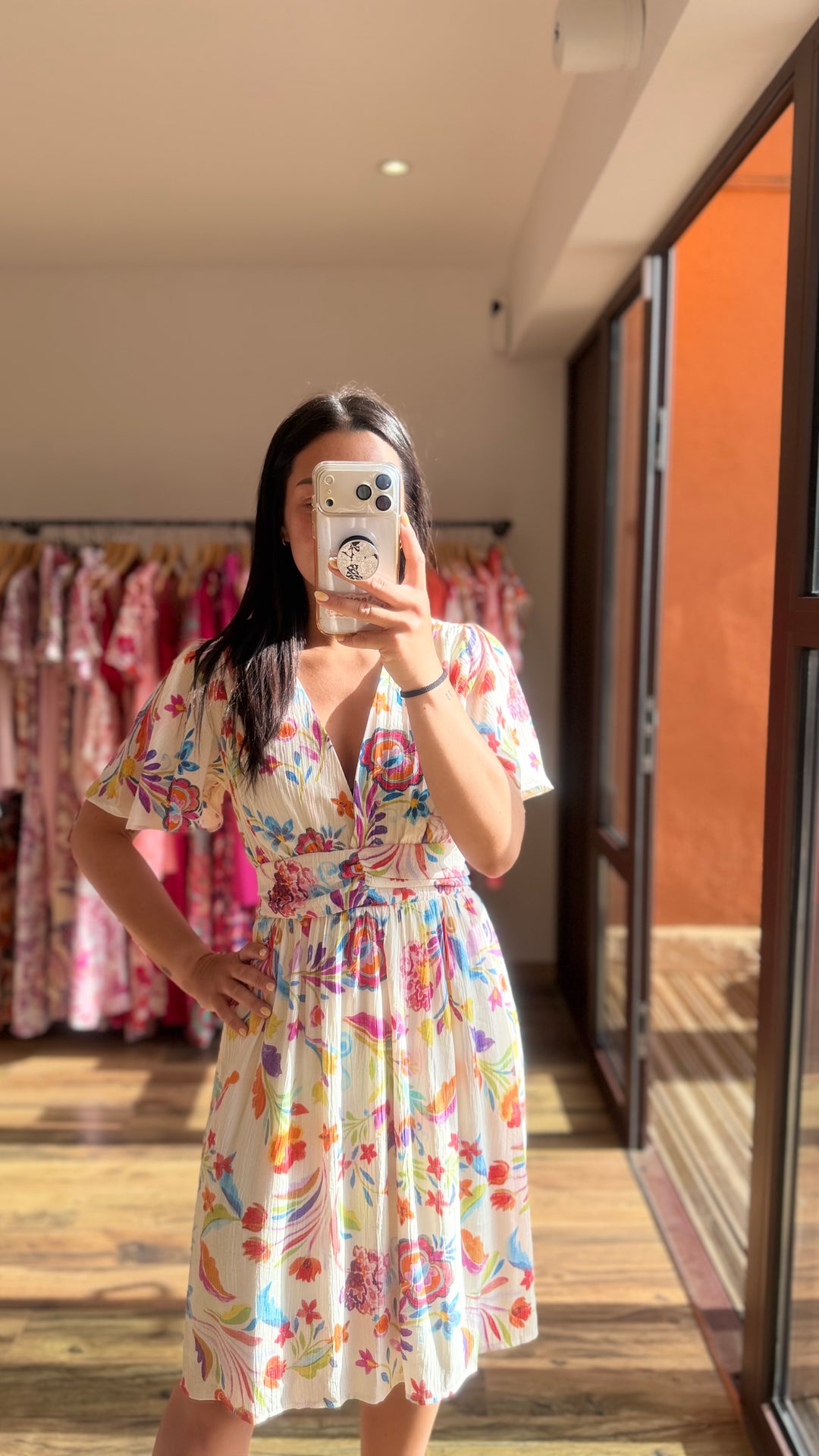 Robe courte Alyma CURVY