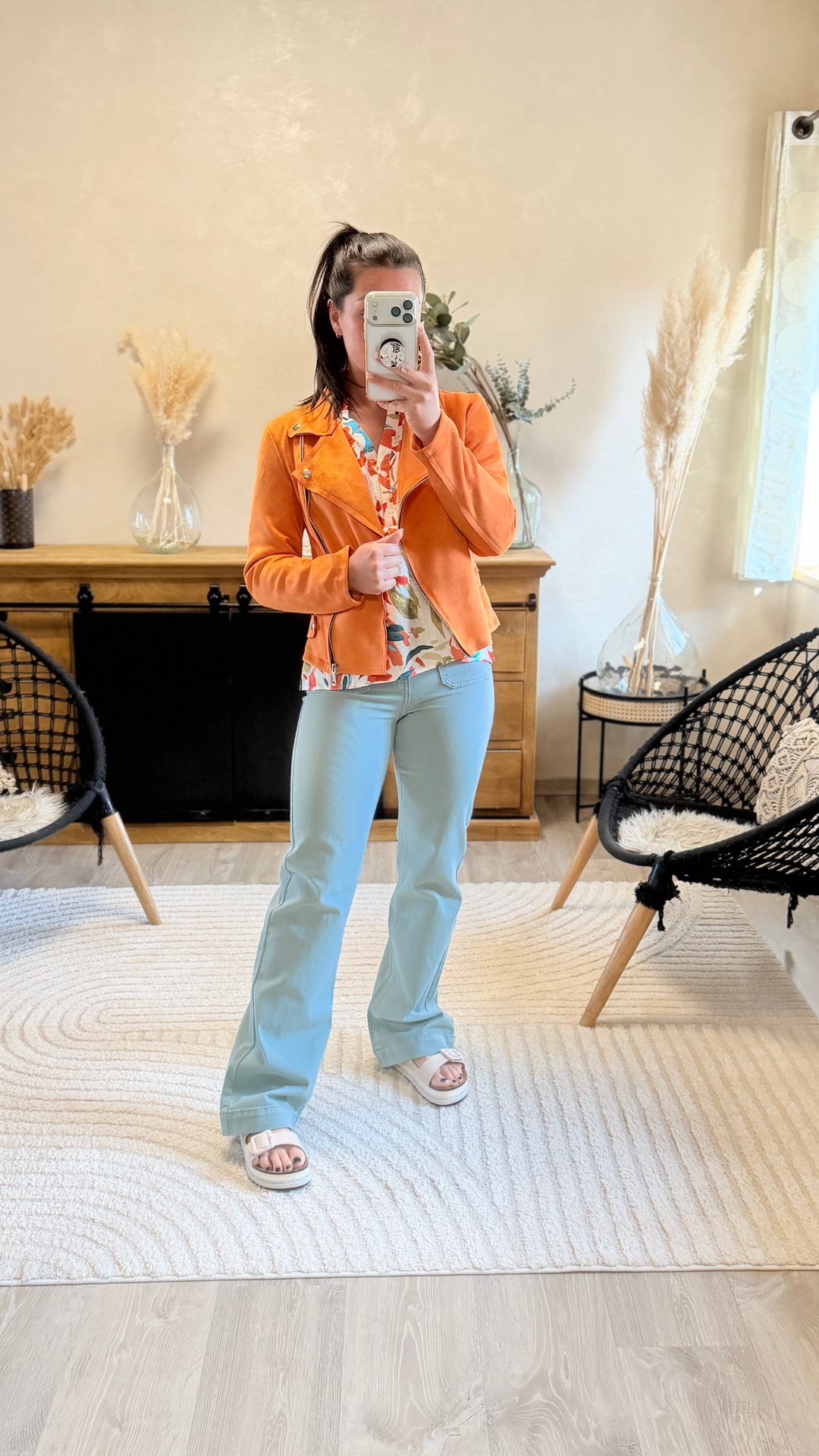 Jean Wild leg Nolo pistache