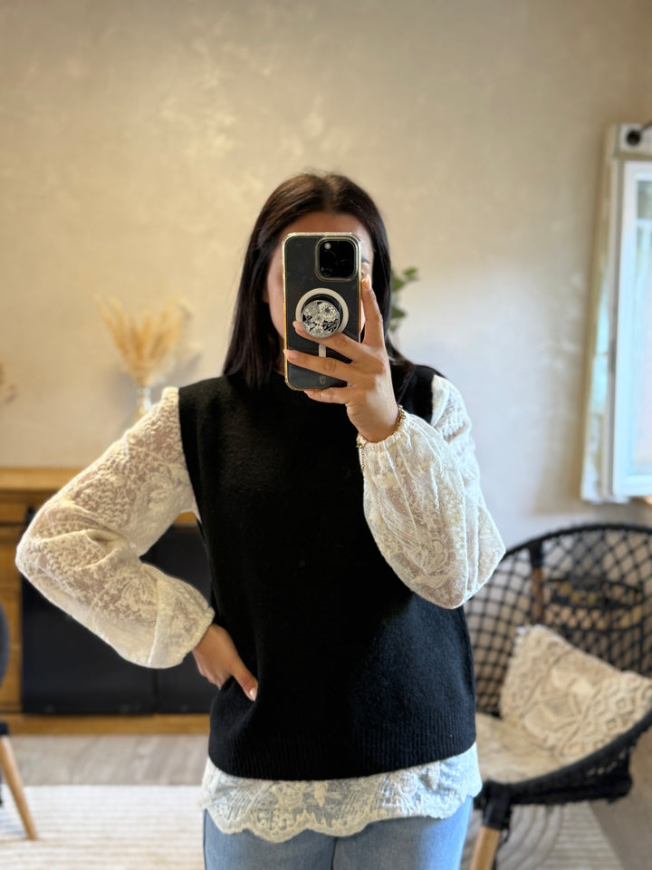 Pull Jamila noir