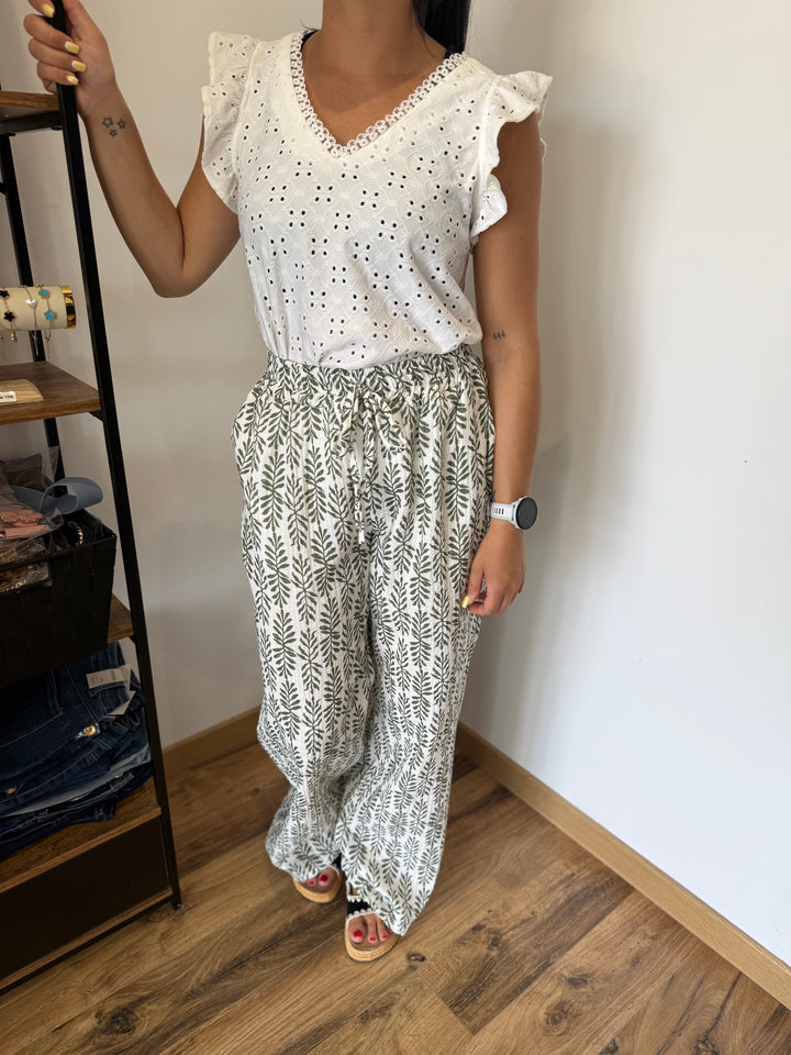 Pantalon Oria Kaki