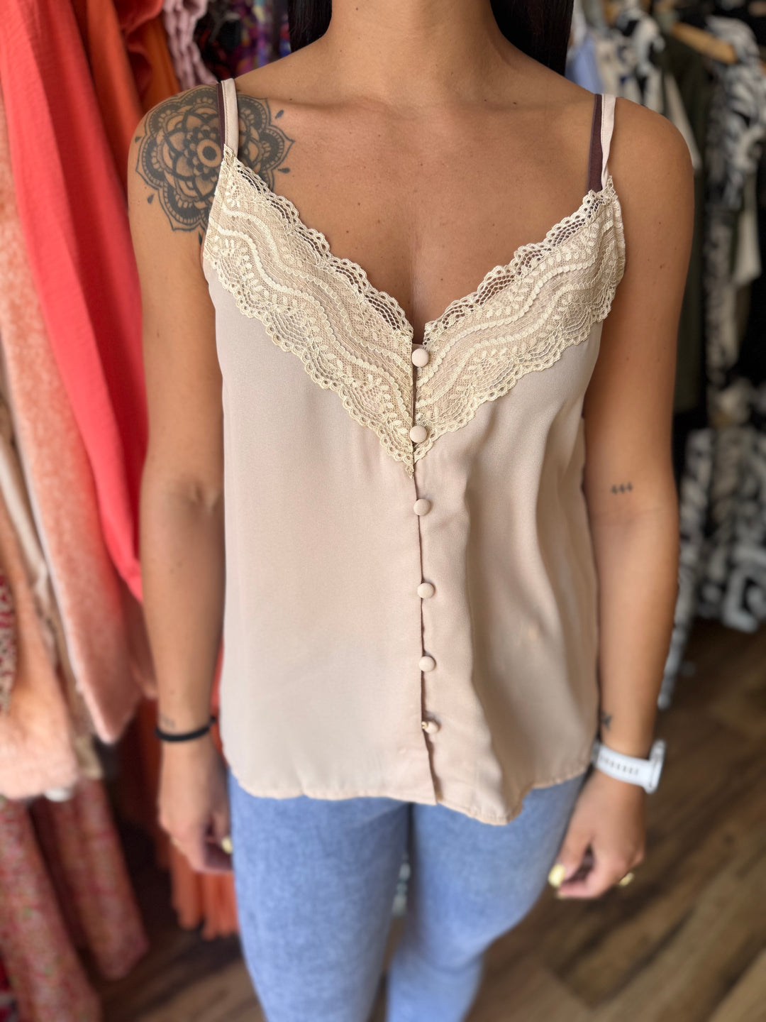 Top Ugo beige