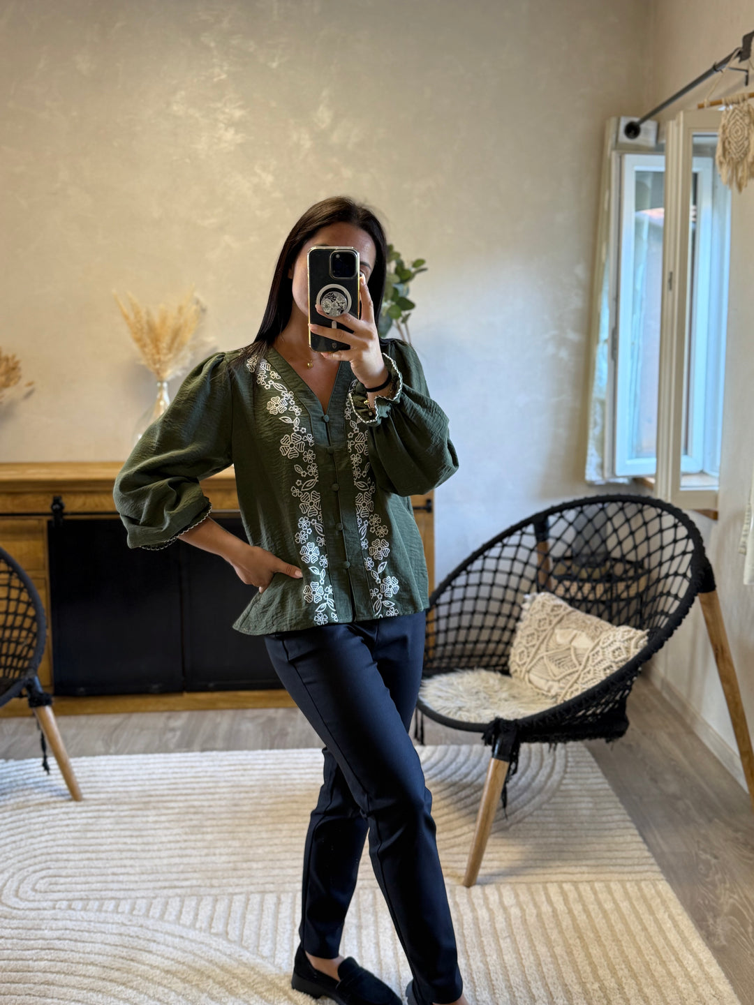 Chemise Marion kaki