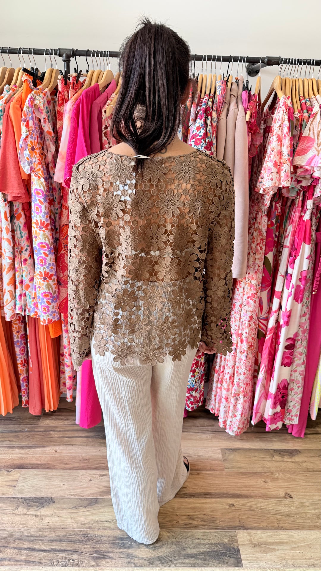 Top Lovelys crochet choco