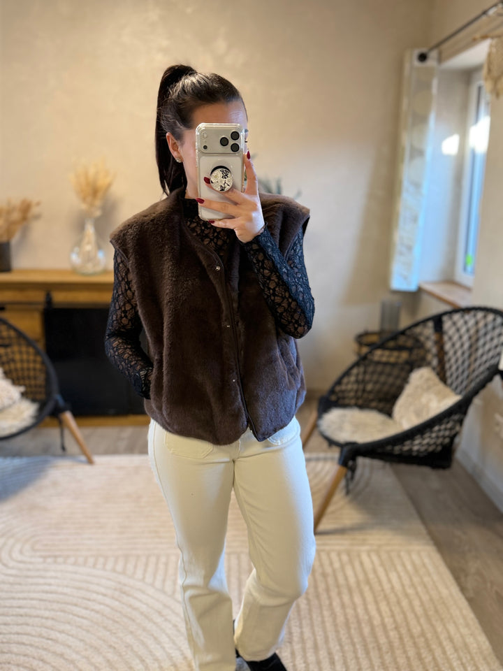 Gilet Soleda Chocolat