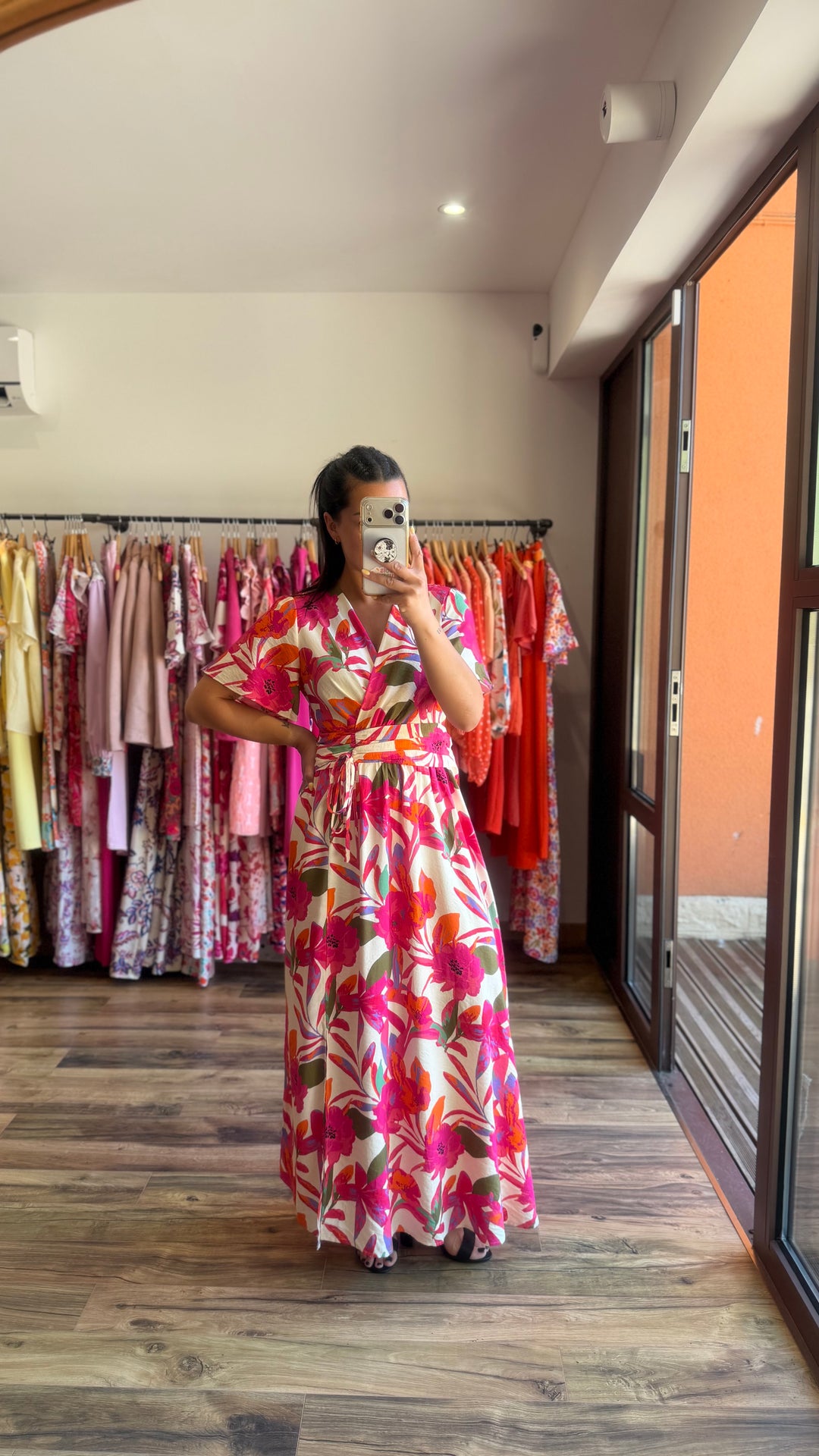 Robe longue Opale