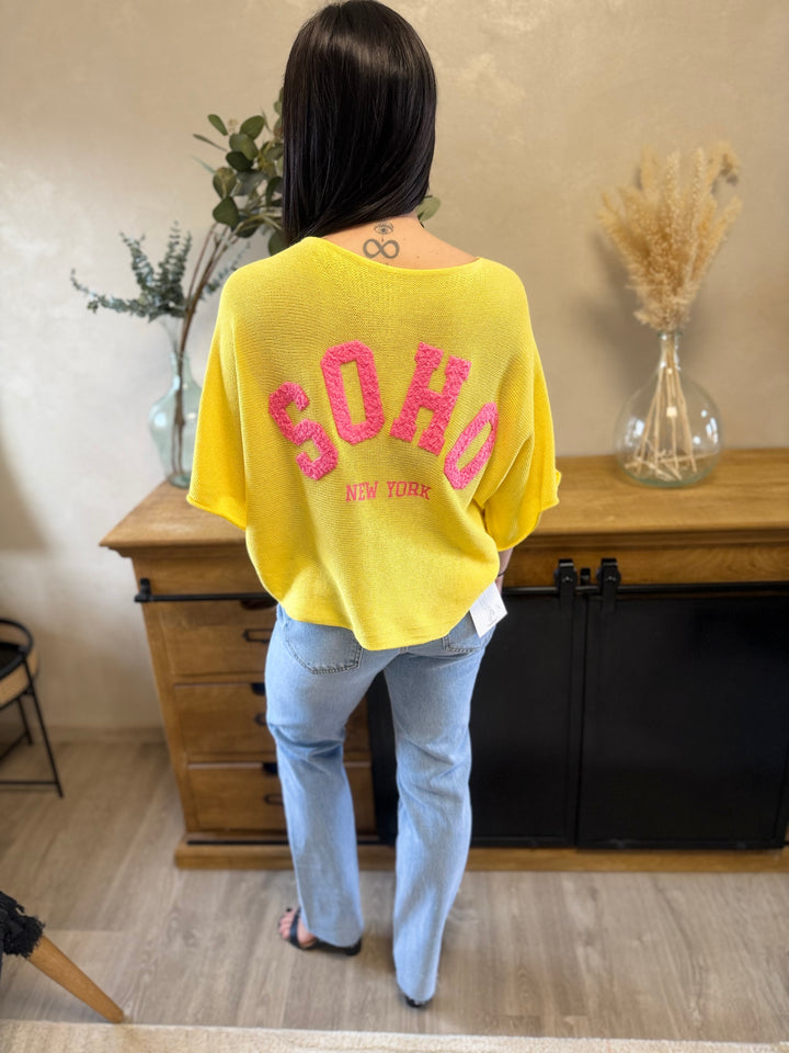 Pull SOHO jaune
