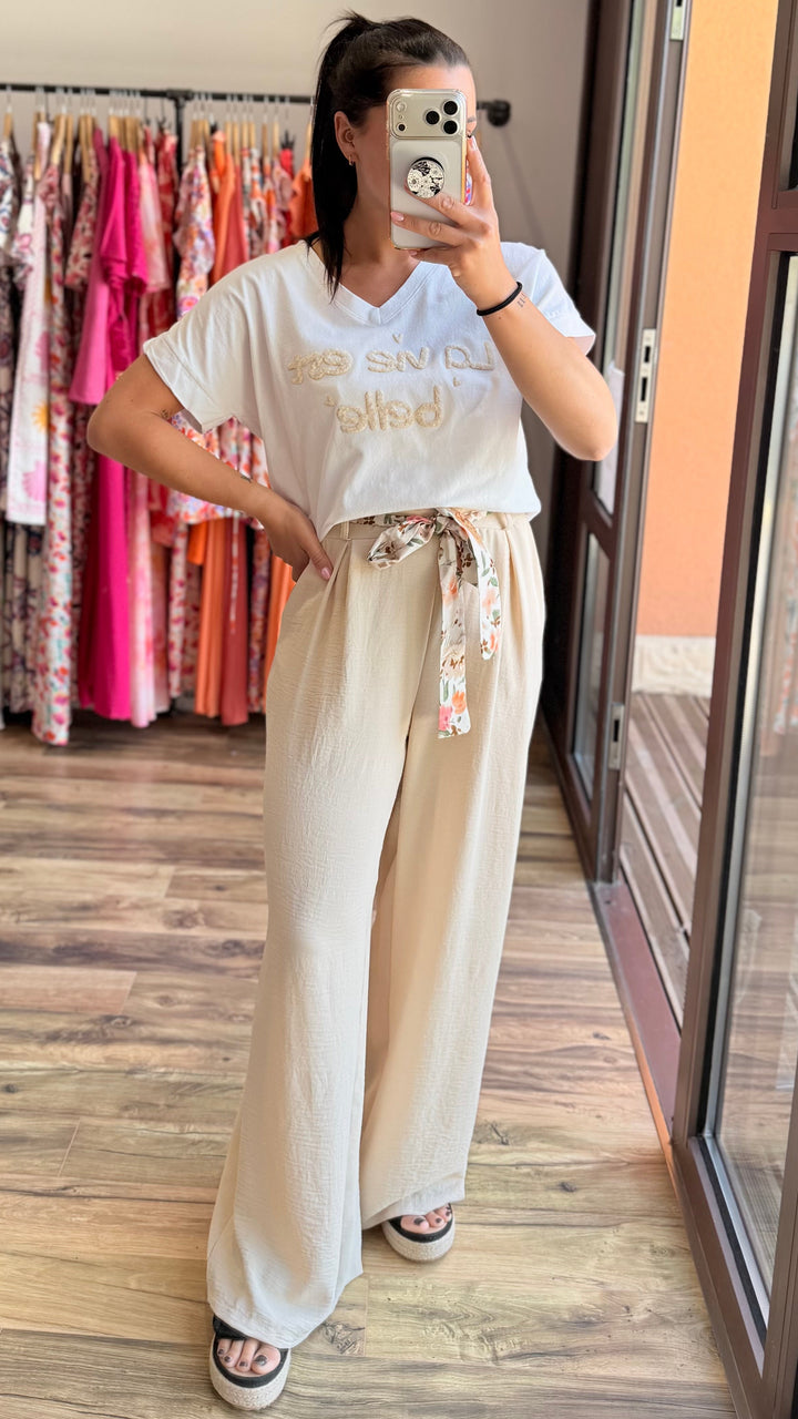 Pantalon Candice beige