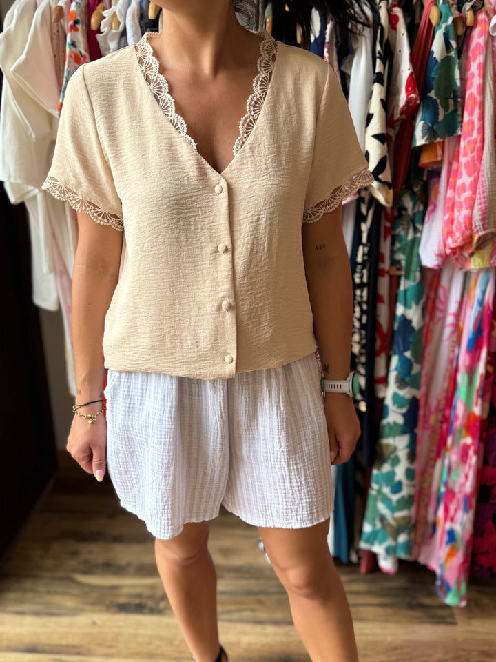 Chemise Mirta beige