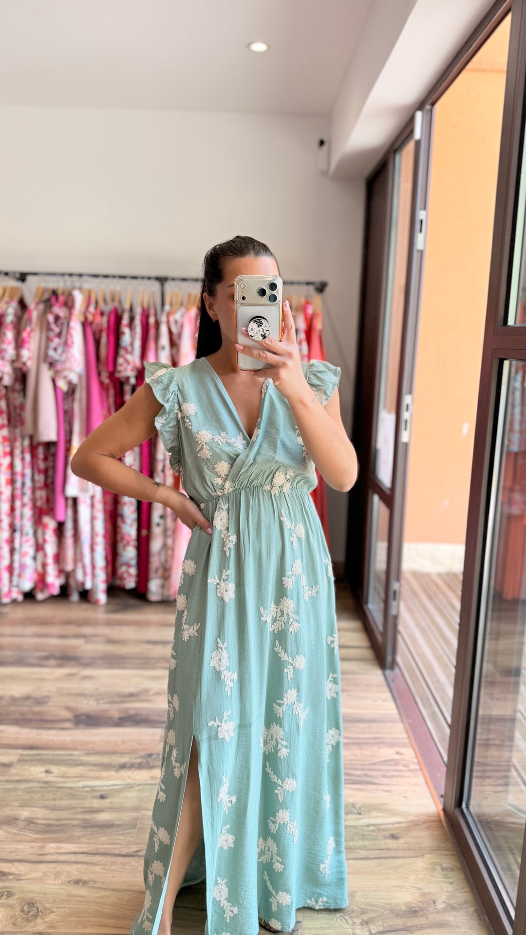 Robe longue Ether CURVY (PRÉCOMMANDE EXPÉDITION LE 2/06)