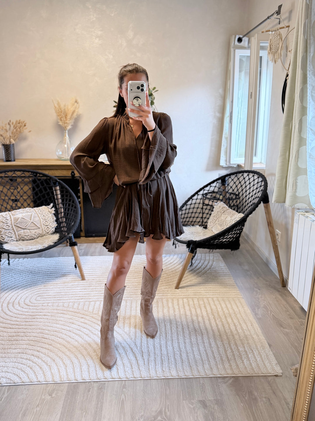 Robe Alexandro chocolat