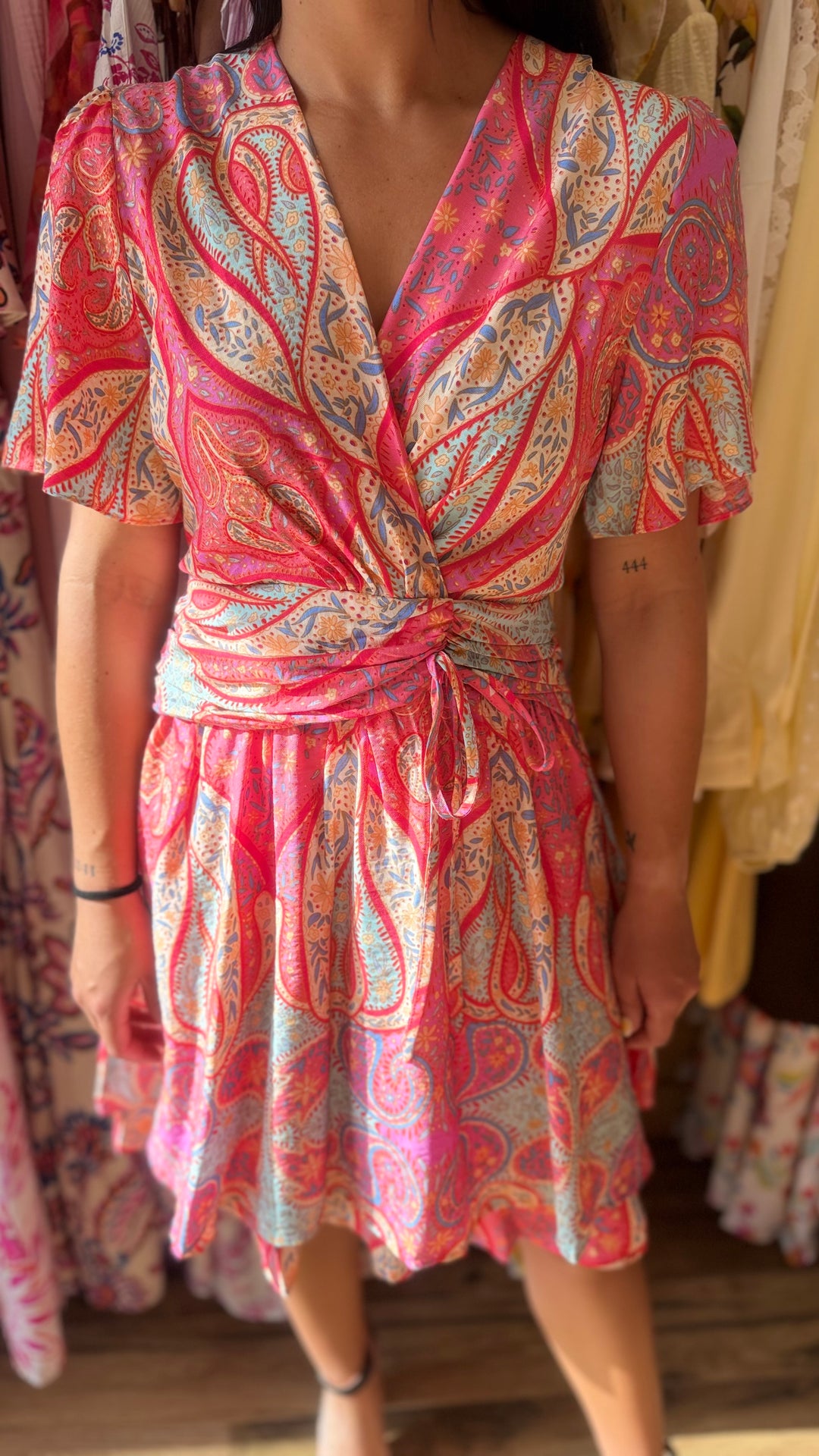 Robe courte Calinda