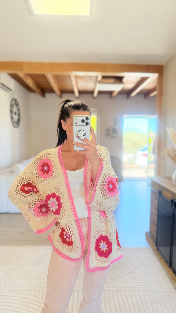 Gilet Pacy rose