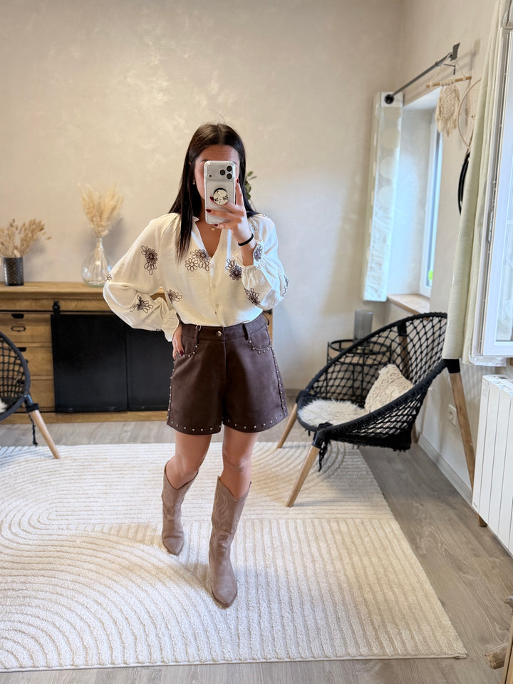 Short Loric chocolat