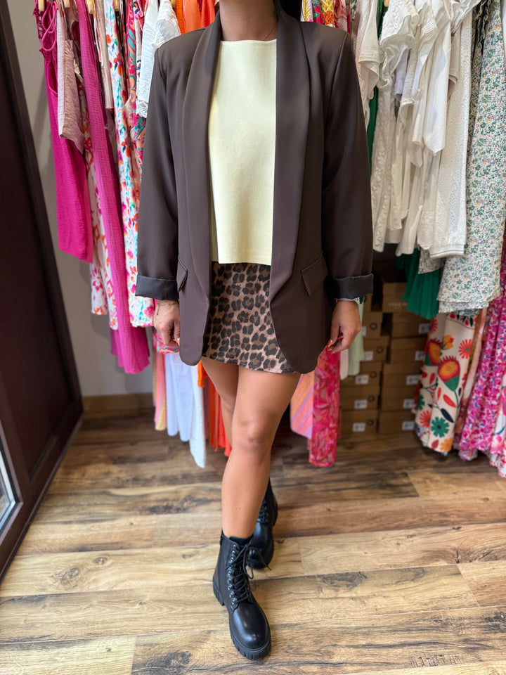Blazer chocolat