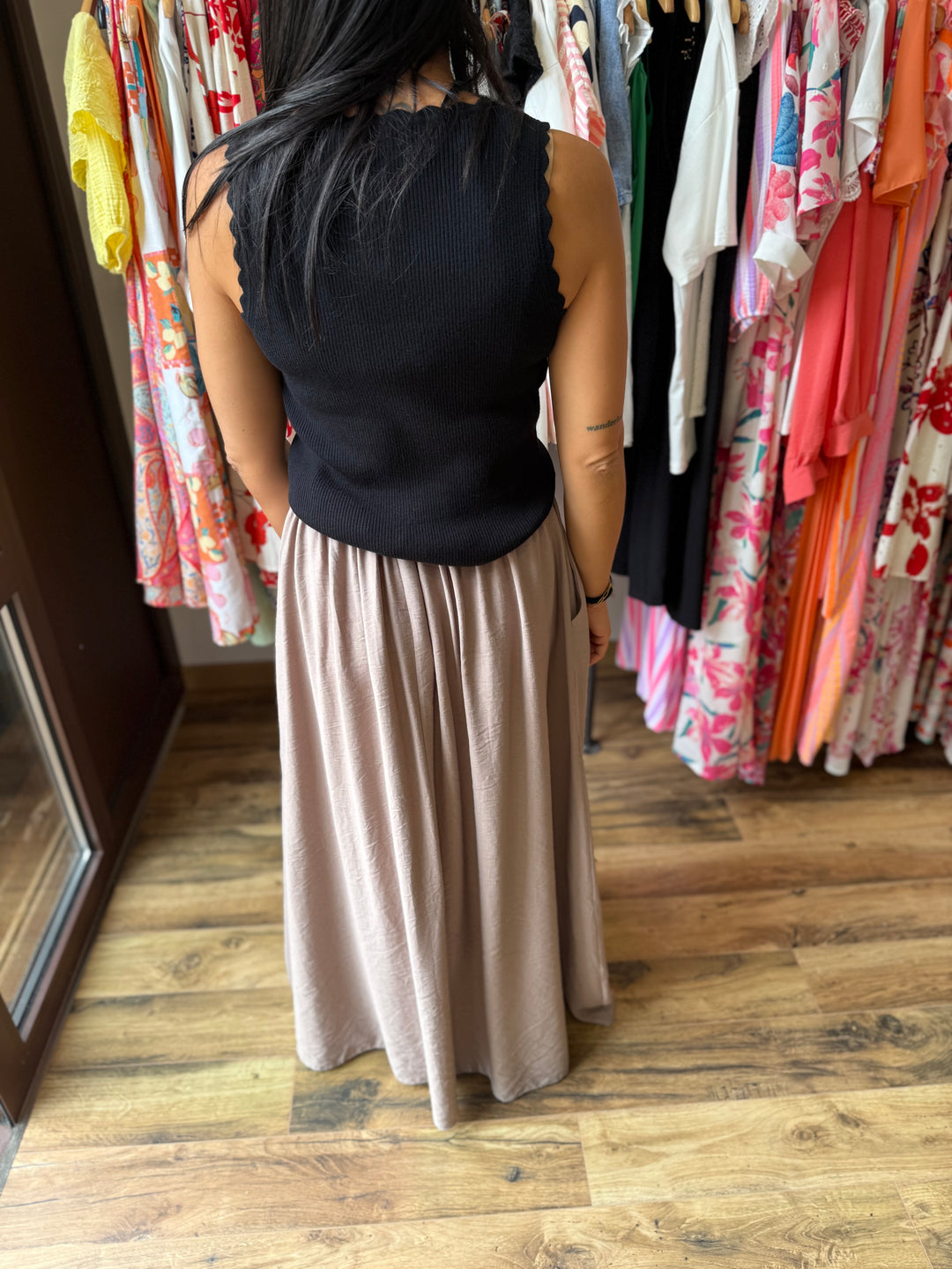 Top Josie noir