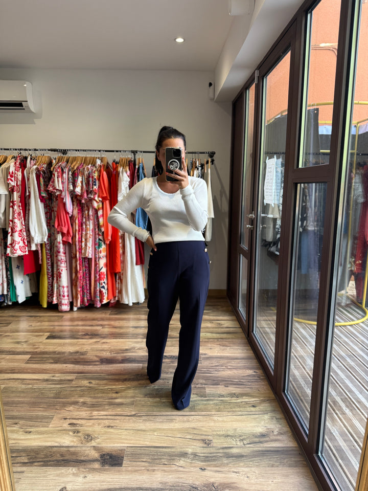 Pantalon Giulia marine