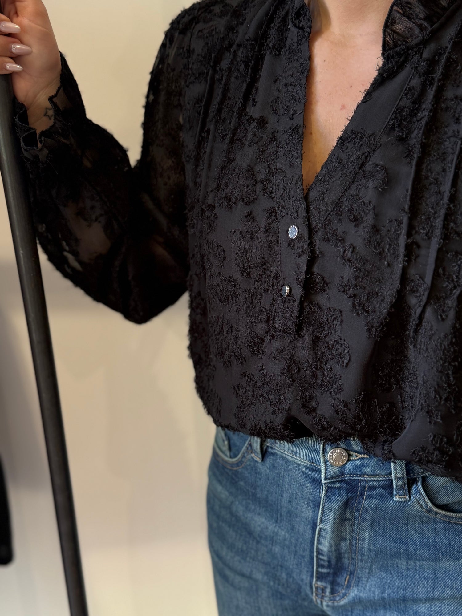 Blouse Janie noir