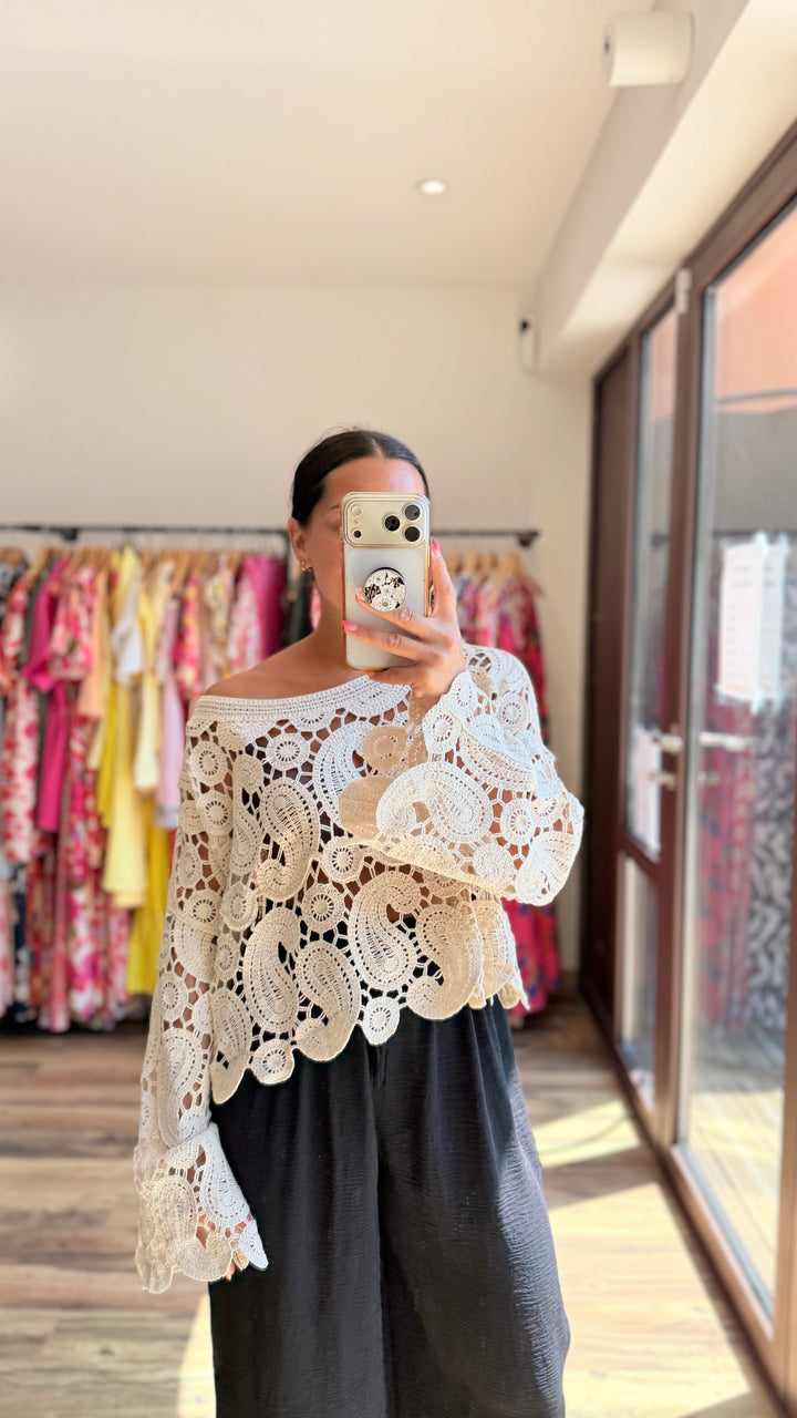 Top crochet Daphné