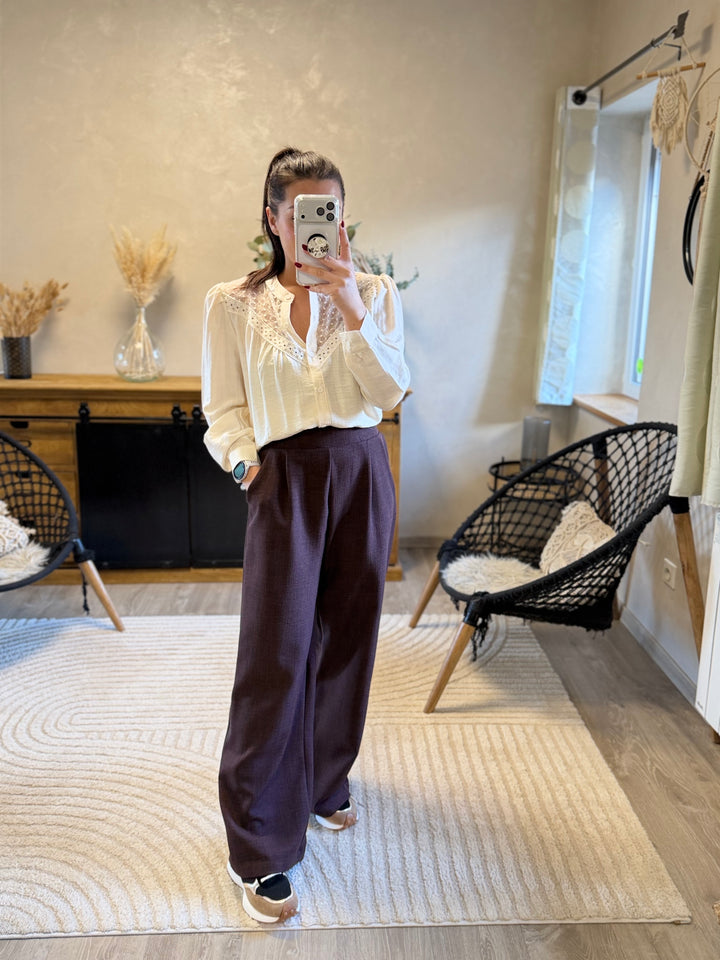 Pantalon Edy chocolat