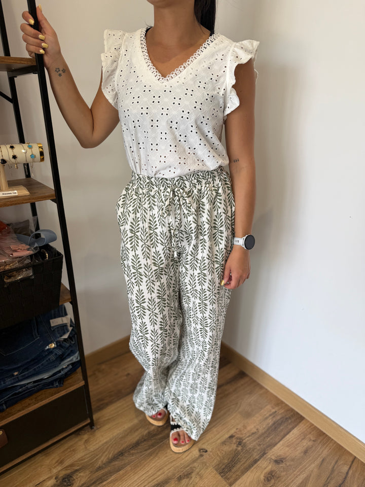 Pantalon Oria Kaki