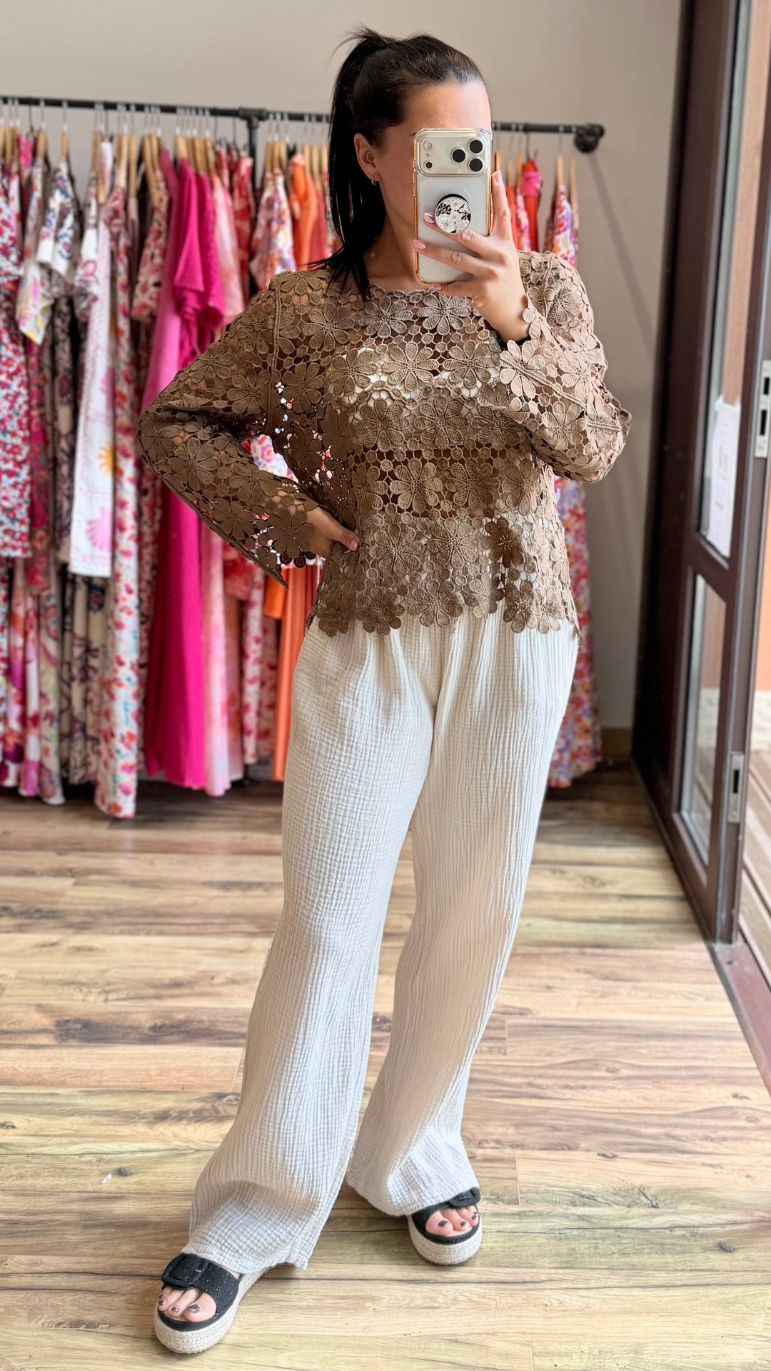 Top Lovelys crochet choco
