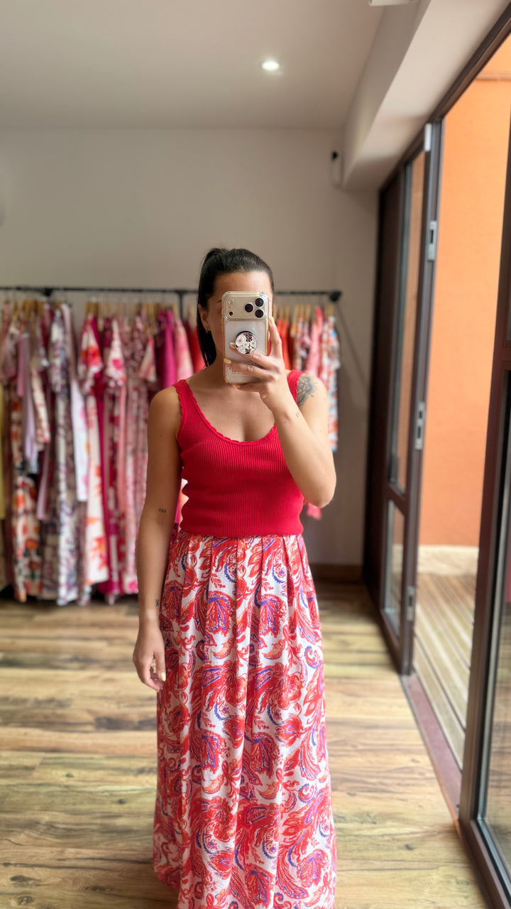 Top Molos rouge