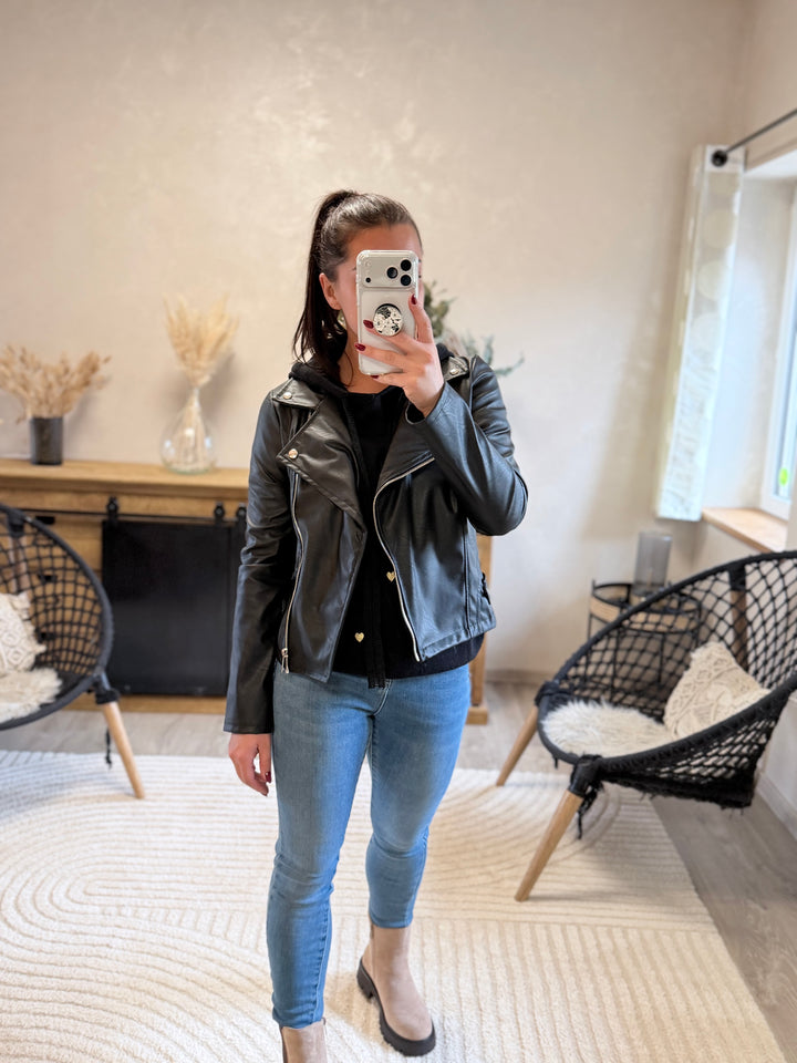 Perfecto en similicuir