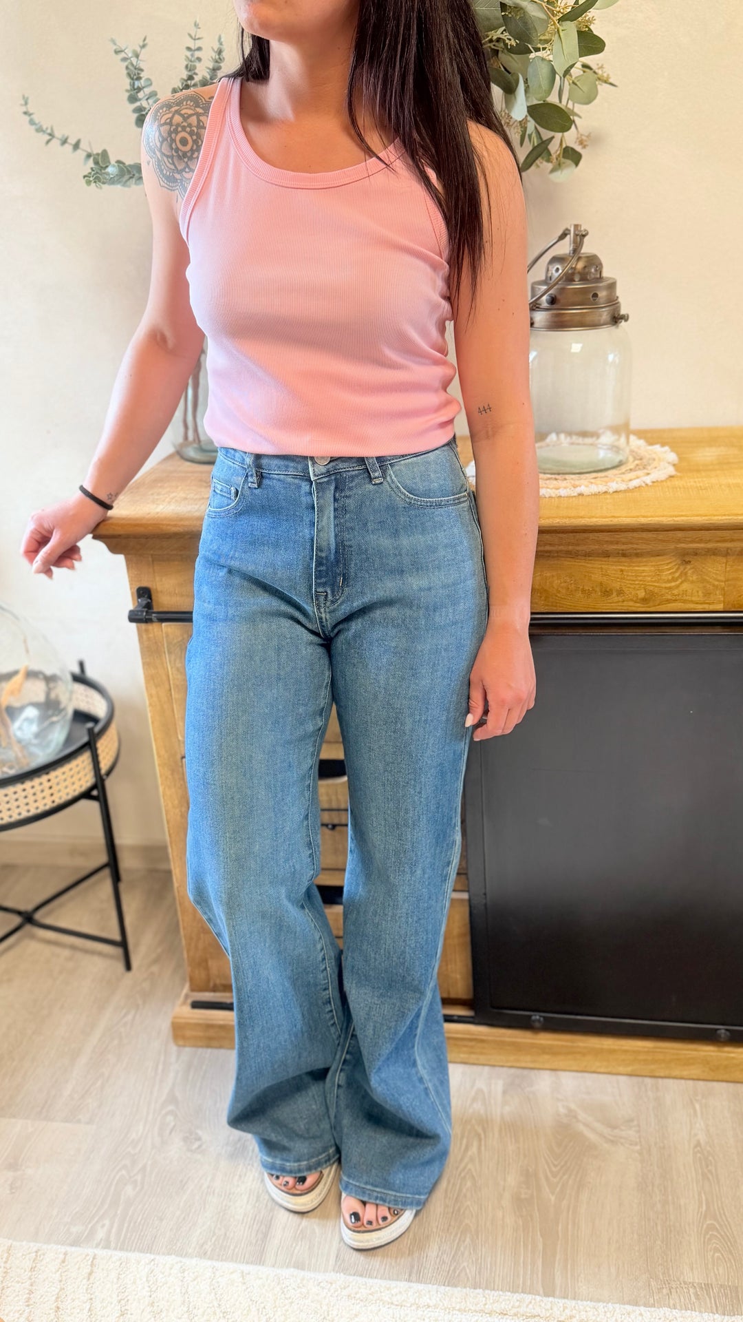 Jean wild leg clair
