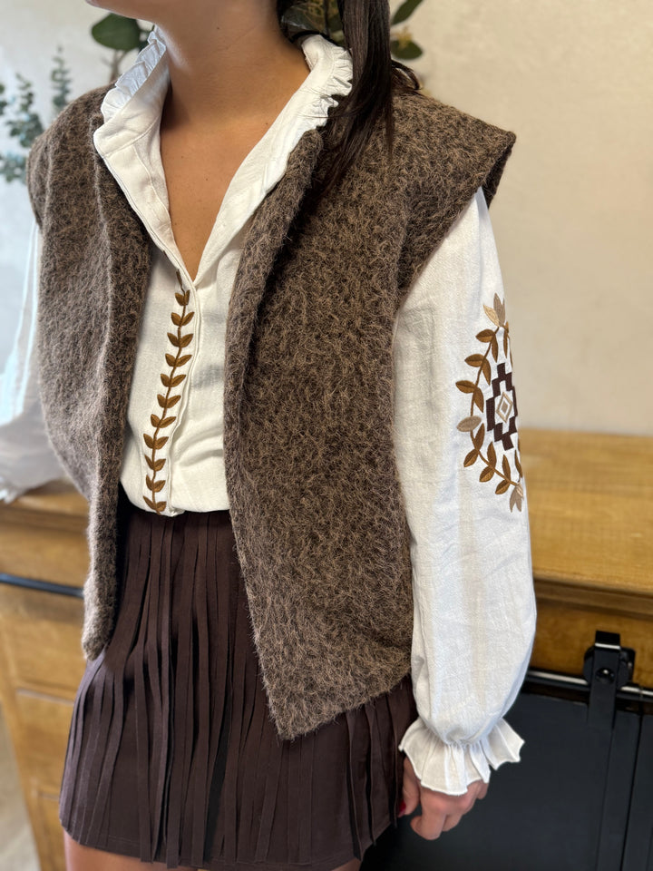 Gilet Sebby choco