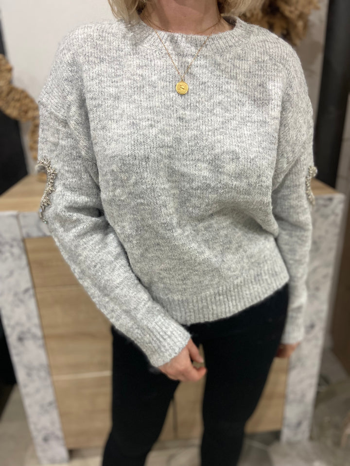 Pull Maxine gris