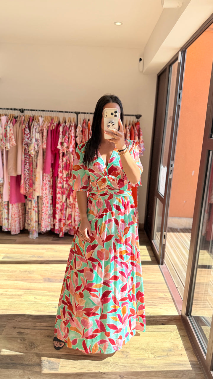 Robe longue Arlequin CURVY (PRÉCOMMANDE EXPÉDITION 3/06)
