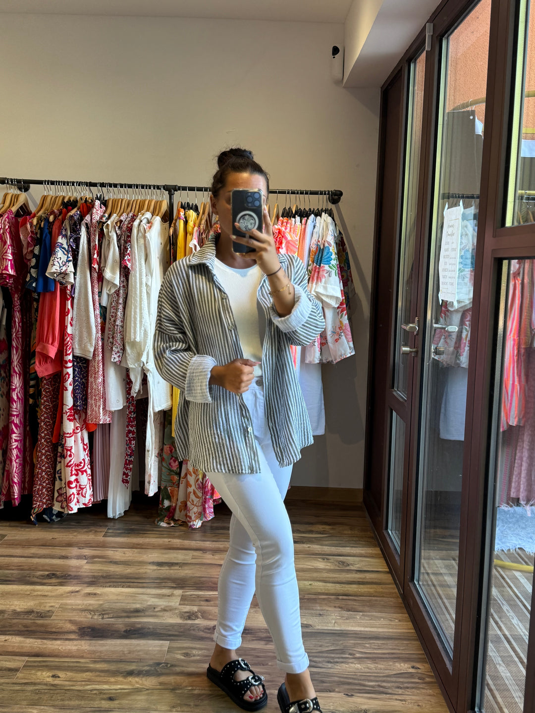 Chemise Shana kaki