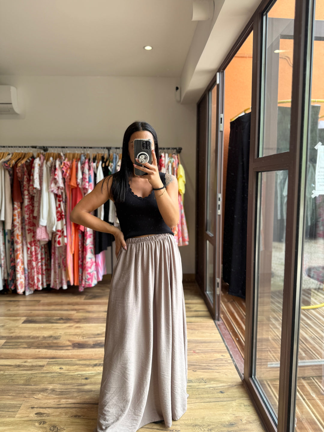 Top Josie noir