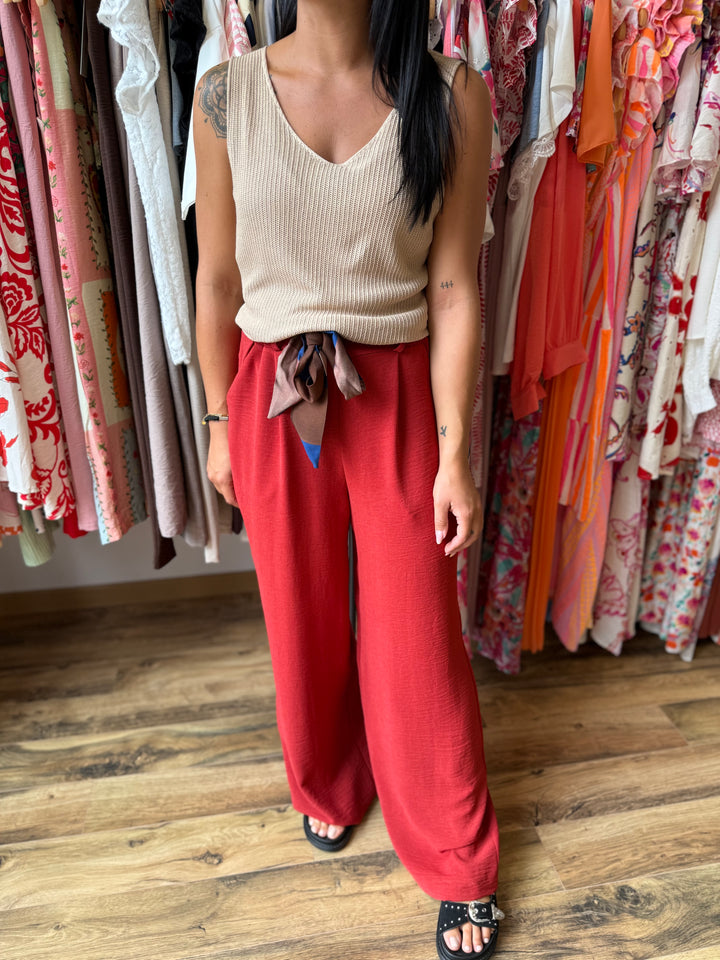 Pantalon Eliam Terracotta