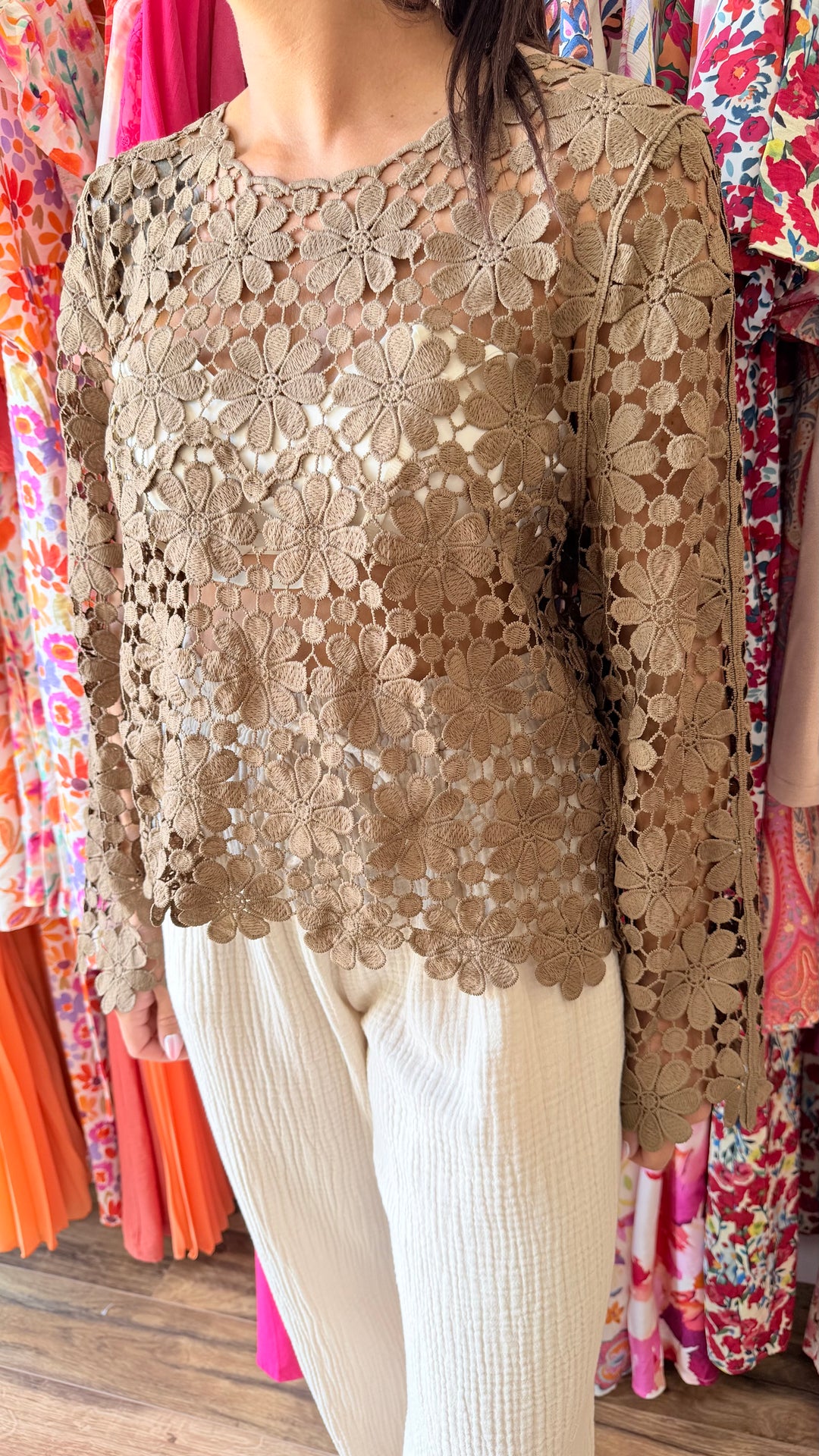 Top Lovelys crochet choco
