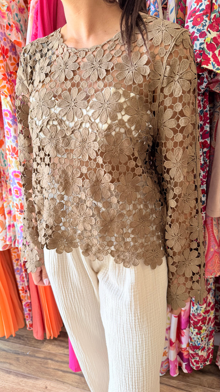 Top Lovelys crochet choco