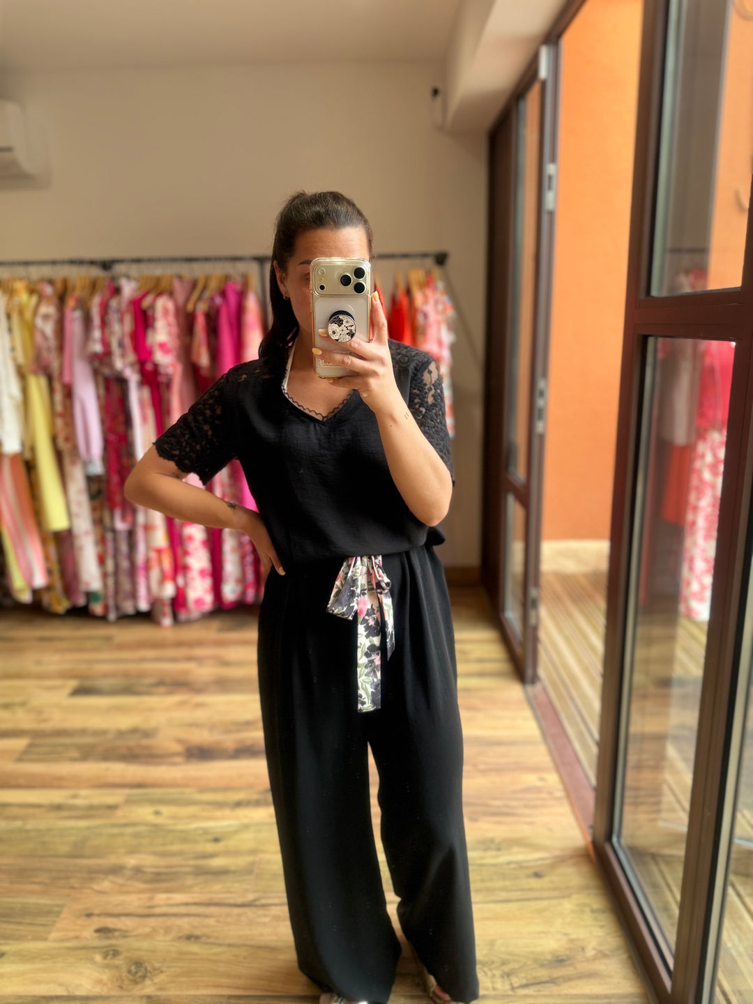 Pantalon Candice noir CURVY