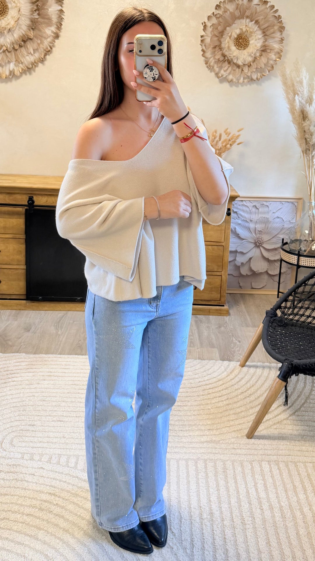 Pull Tolian beige