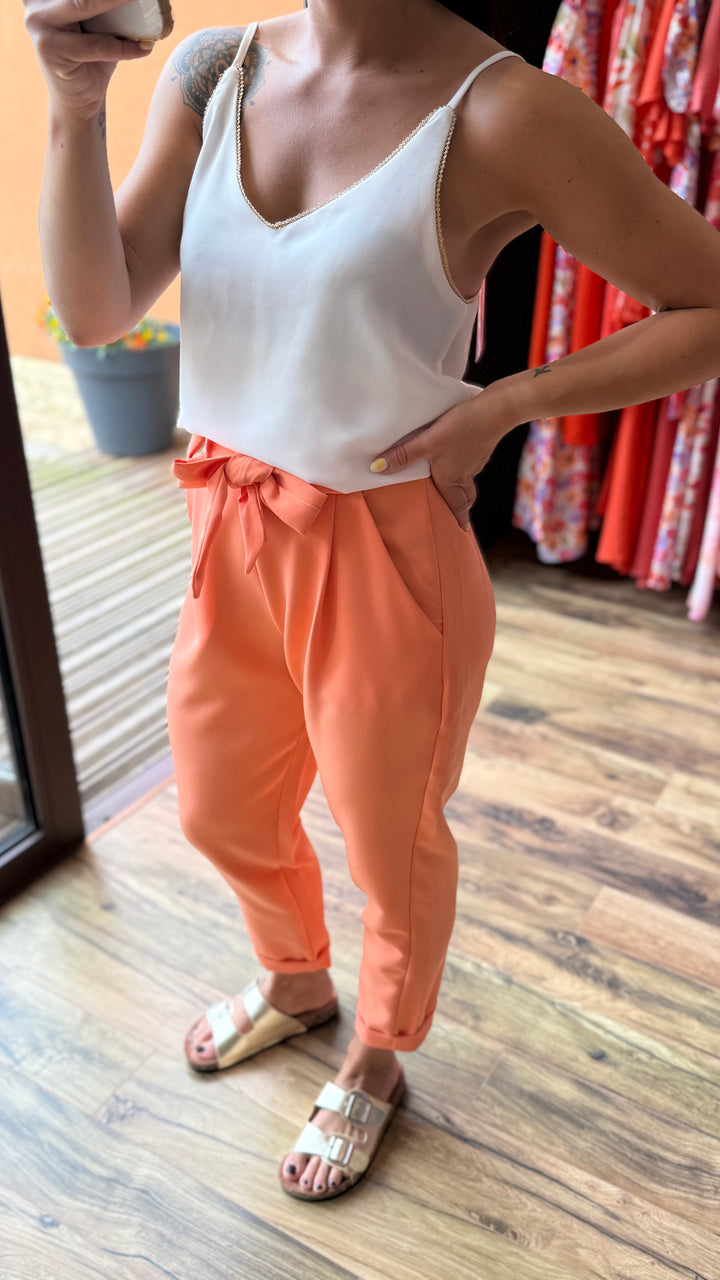 Pantalon Evy Abricot