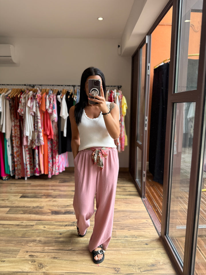 Pantalon Wilma rose CURVY