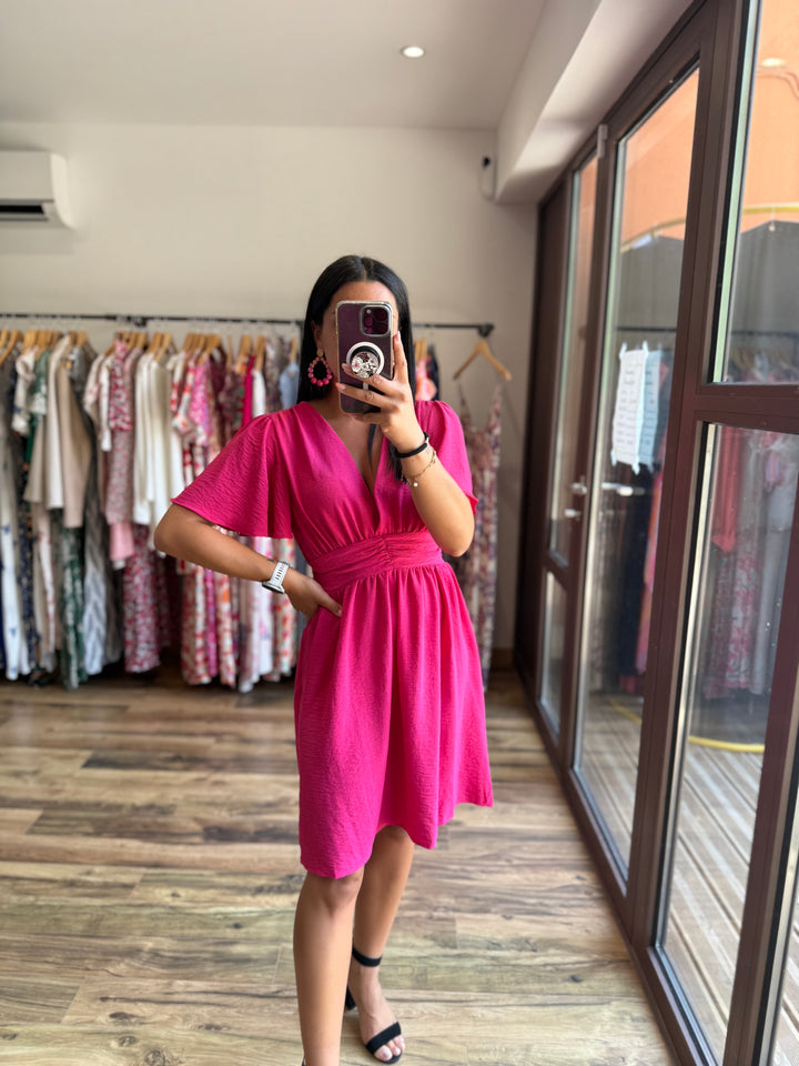 Robe Anail rose CURVY