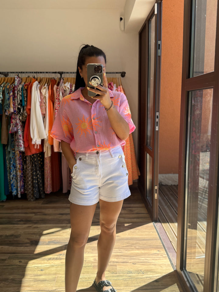 Chemise Rosane rose
