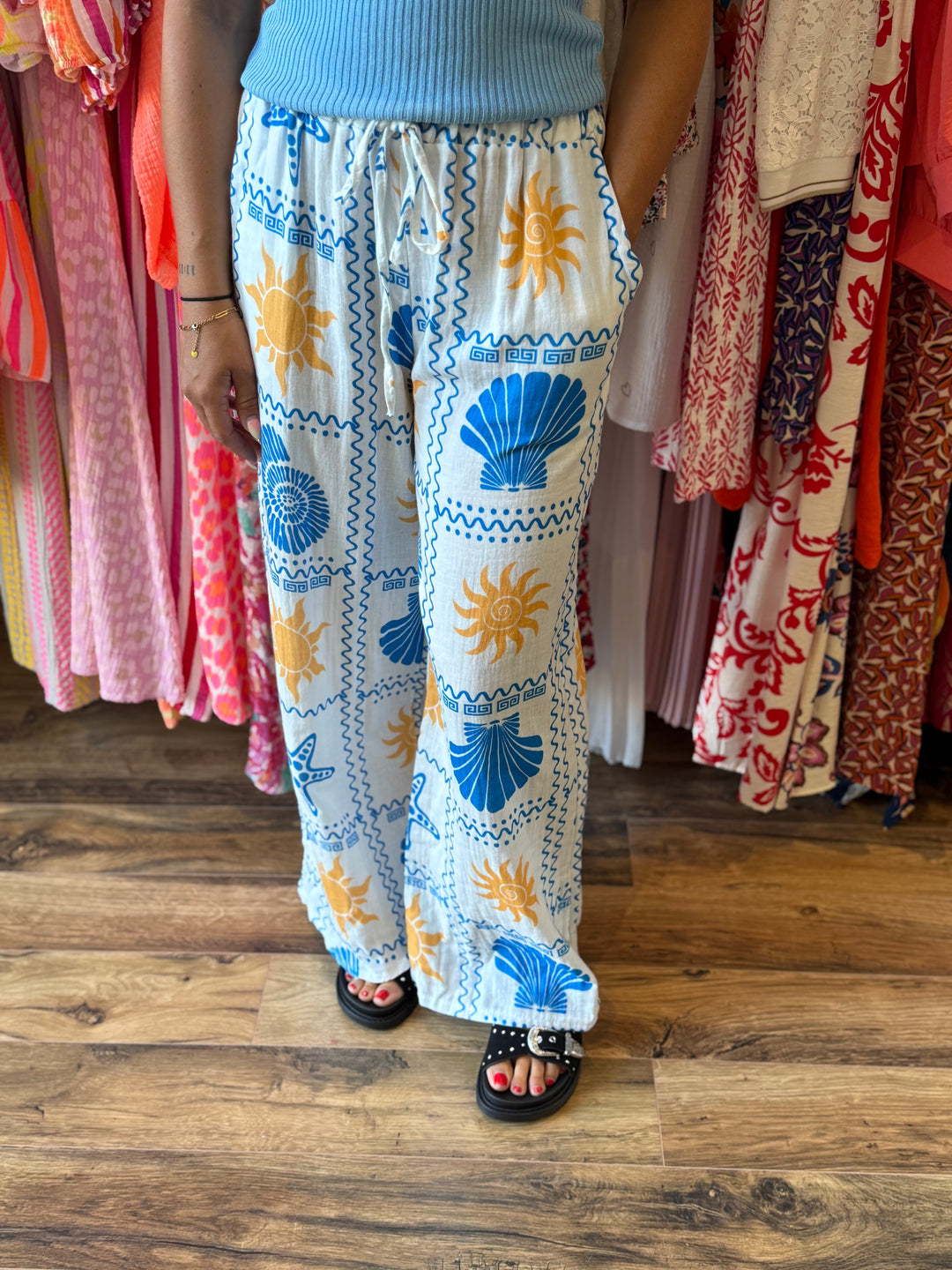 Pantalon Calypso bleu