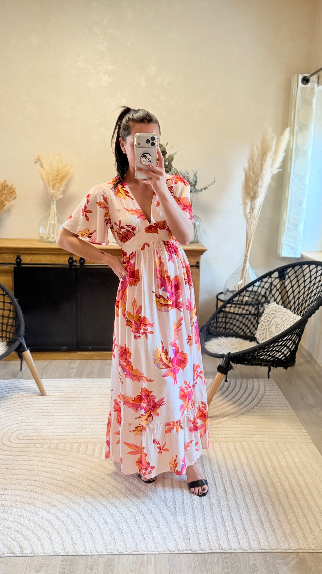 Robe longue Aubépine