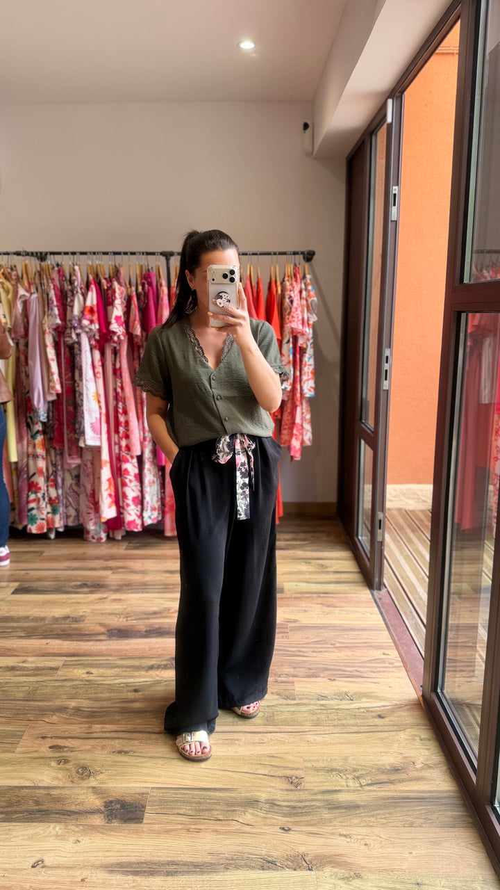 Chemise Mirta kaki